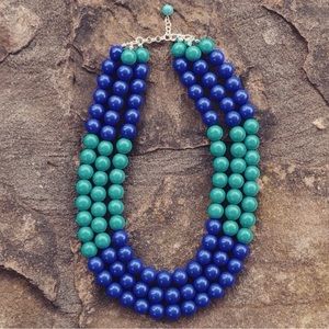 Turquoise & Blue Chunky Necklace